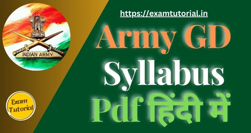 Army GD Syllabus
