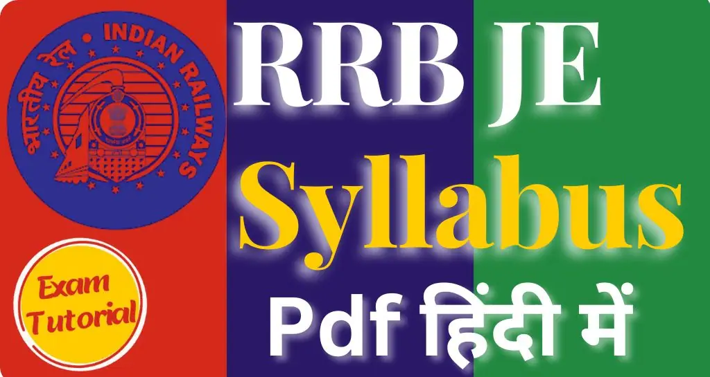 RRB JE Syllabus