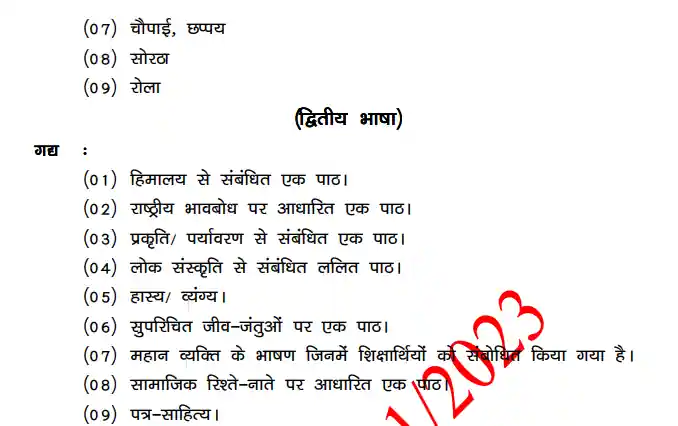 Bihar Police Constable Syllabus Pdf In Hindi