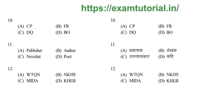 ITBP constable Driver Previous Year Question Paper Pdf In Hindi