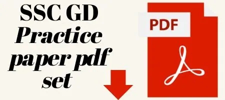 SSC GD Practice Set Pdf